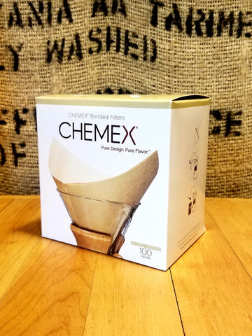 Chemex Bonded Filters - Natural Squared - 100 ct